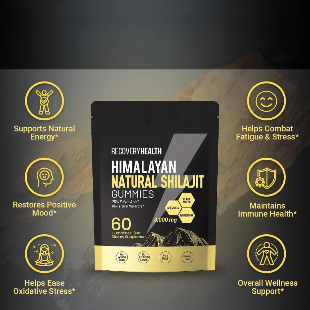 Himalayan Shilajit Gummies Buy 1 Get 1 Free Black Friday Sale