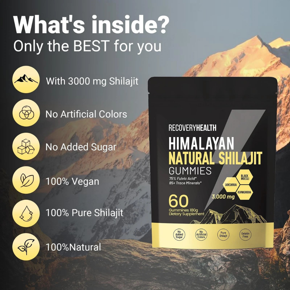 Himalayan Shilajit Gummies Buy 1 Get 1 Free Black Friday Sale