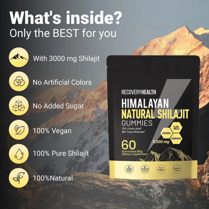 Himalayan Shilajit Gummies Buy 1 Get 1 Free Black Friday Sale