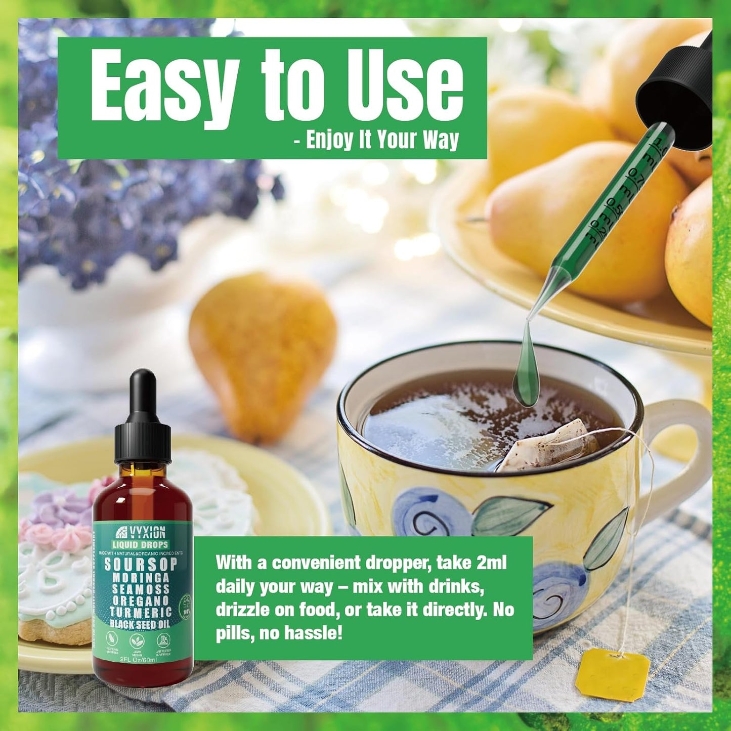 Soursop Bitters Liquid Drops Buy 1 Get 1 Free + Free Gifts