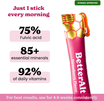 BetterAlt Shilajit for Women with Shatavari & Saffron