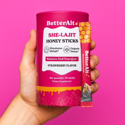 BetterAlt Shilajit for Women with Shatavari & Saffron